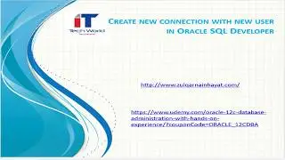 Create new connection with new user in Oracle SQL Developer
