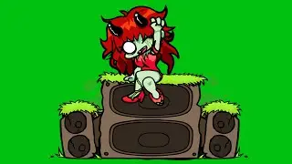 Green screen | FNF Plants vs Rappers | GF mod zombie