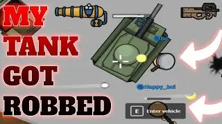MY TANK GOT ROBBED in BATTLEDUDES.IO!