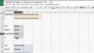 Using Join, Concat, & Concatenate
