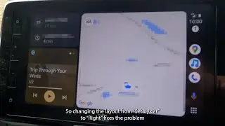 Android Auto Coolwalk: Are sidebar/map on correct side?