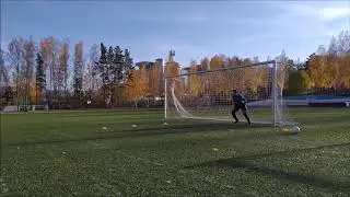 Алабин Кирилл, вратарь 2004 гр, тренировка 11.10.2019