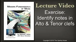 Exercise: Identify notes in Alto & Tenor clefs