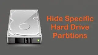 How to Hide Specific Hard Drive Partitions from My Computer in Windows8