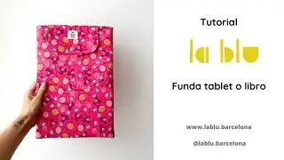 Tutorial funda ipad o libro la blu