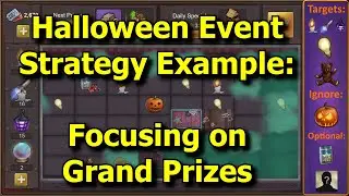 Forge of Empires: Halloween Event Strategy Example: Focusing On Grand Prizes (Light Bulbs)
