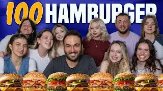 KADIN TAKİPÇİLERİMLE 100 HAMBURGER YEDİK!