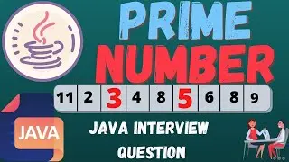 How to find out a given number is Prime or not prime in java | Java Interview Question in Tamil