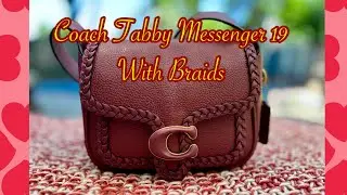 Coach Tabby Messenger 19 with Braids review and what’s fit.