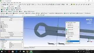 ANSYS Transient Thermal Tutorial Part 1: Modeling 3D Wrench and Bolt