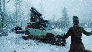 UNEXPECTED Snow Camping in Colorado
