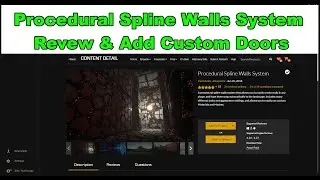 Add custom doors to Procedural Spline Walls System tool in Unreal Engine 4.
