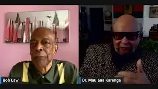 Bob Law and Dr. Maulana Karenga