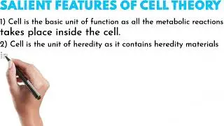 Cell Theory|class 9 ncert ch 1 fundamental unit of life ,notes