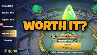 BEGINNER WISH REVIEW AND OPENING | INFINITE MAGIC RAID