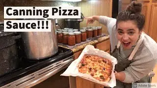 Homemade Pizza Sauce! Cook dinner with me!