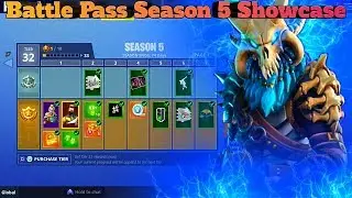 Fortnite Battle Royale - Season 5 Battle Pass Showcase