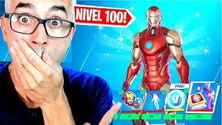 POR FIN IRON MAN NIVEL 100 PASE BATALLA!!