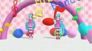 Hita mitsuki lat ver & animasa Nyan Nyan Nyan! Dance MMD