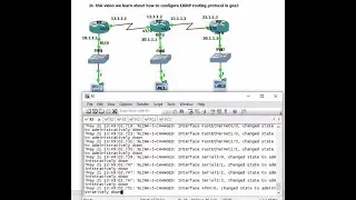 How to enable EIGRP routing protocol in routers  ????????????????