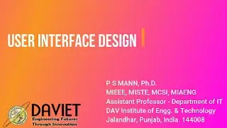 User Interface Design   