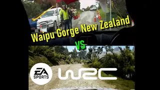 EA SPORTS WRC vs Rally New Zealand REAL LIFE Full Stage! FR