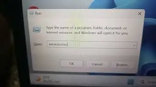 How to Open Services on Windows using Run Window.