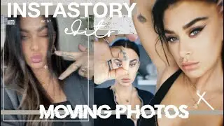 How I edit instagram stories "Moving still photos" Parallax photo effect for iPhone || Tashietinks