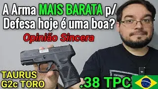 A MAIS BARATA do Brasil Vale a Pena? TAURUS G2c TORO em .38 TPC - Opinião Sincera - vs GX4 Carry