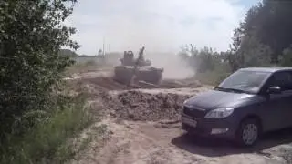 Т-72 на марше с Армейских игр