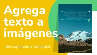 Como poner texto a una foto o imagen en minutos