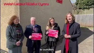 Anna McMorrin MP & Julie Morgan MS with Llanishen Candidates
