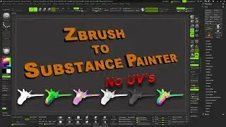 ZBrush 2018/4R8 to Substance Painter-NO UV's??!!!