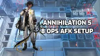 [Arknights] Frozen Abandoned City - 8 ops AFK 400 kills setup
