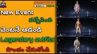 New Event | Get free legendary outfits | Bgmi