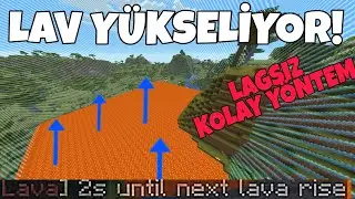 Lav Yükseliyor Nasıl Yapılır? - Minecraft Lav Yükseliyor -