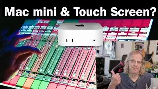 Mac Mini with Touch Monitor Cool or Gimmick? - Uperfect Umax 22 inch Portable touch monitor review.
