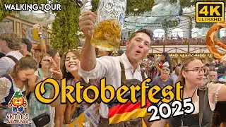 🇩🇪 OKTOBERFEST 2025 | THE GRAND TOUR | 4K UHD | Walking Virtual Tour Germany