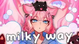 Glitch Cat - milky way