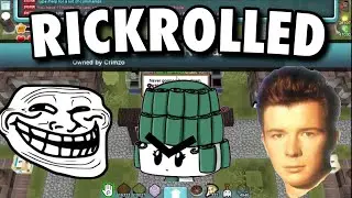 Rickrolling Graceful Thunder LIVE... whoops | Cubic Castles/Castles.cc