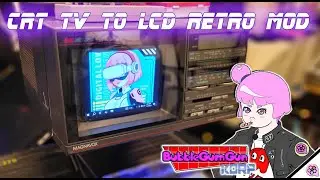 CRT TV To LCD Retro Mod