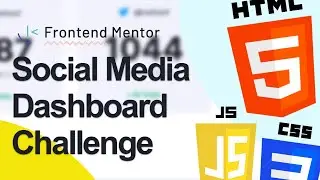 Frontend Mentor Social Media Dashboard Challenge(HTML, CSS)