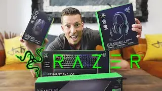 XXL RAZER Gaming Setup UNBOXING! + Mega Verlosung | TuTo