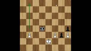 Эндшпиль №8,  правило блуждающего квадрата!