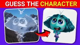 Guess the INSIDE OUT 2 Characters by ILLUSION 😁😭😱🤢😡 Squint Your Eyes | Inside Out 2 Movie Quiz