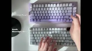 Azoth White, M1W (Ice Cream Purple Switch), DeathStalker V2 Pro TKL Sound Test