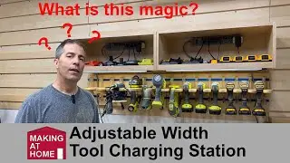 Adjustable Width Tool Charging Station