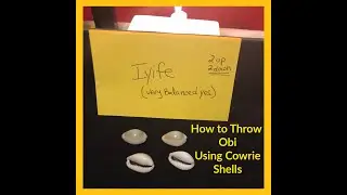 How to Throw Obi Using Cowrie Shells |  ATR | A Traditional Way to Communicate with Divinity