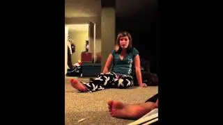 Hallie and kyra fart attack