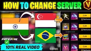 Free Fire Server Change Tutorial || Free Fire Server Change kase kare 🇧🇷🇸🇬🇵🇰🇦🇱 || Free Fire Server😱